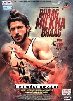 Bhaag Milkha Bhaag DVD-2013  Farhan Akhtar, Sonam Kapoor, Pavan Malhotra, Art Malik, Japtej Singh, Yograj Singh, Rebecca Breeds, Divjot Singh Chandhok, Chandan Gill, Rakey Onprakash Mehra