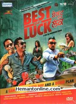 Best of Luck DVD-2013 -Punjabi Gippy Grewal, Jazzy B, Simran Kaur Mundi, Sonampreet Bajwa, Binnu Dhillon, Punit Issar, Karamjit Anmol, Harpal Singh, Naresh Kathooria, Bobby Bedi
