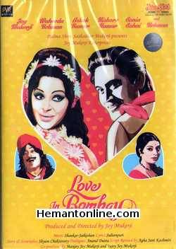 Love In Bombay DVD-1974  Joy Mukerji, Waheeda Rehman, Sonia Sahni, Kishore Kumar, Ashok Kumar, Rehman