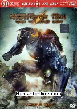 Pacific Rim DVD-2013 -Hindi Charlie Hunnam, Diego Klattenhoff, Idris Elba, Rinko Kikuchi, Charlie Day, Burn Gorman, Max Martini, Robert Kazinsky, Clifton Collins Jr, Ron Perlman