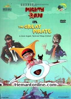 Mighty Raju in The Great Pirate DVD-2013 -English-Hindi-Telugu-T Animated Movie