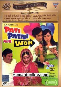 Pati Patni Aur Woh DVD-1980  Sanjeev Kumar, Vidya Sinha, Ranjeeta, Asrani, Nana Palsikar, Neetu Singh, Om Shivpuri, Parveen Babi, Rishi Kapoor
