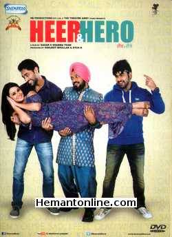 Heer And Hero DVD-2013  Manissha Lamba, Araya Babbar, Gurpreet Ghuggi, Preet Bhullar, Mukul Dev, Manoj Pahwa, Yograj Singh