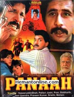 Panaah 1992 VCD Naseeruddin Shah, Pallavi Joshi, Siddharth, Pran, Jeet Upendra, Praveen Kumar, Srishti, Mohsin