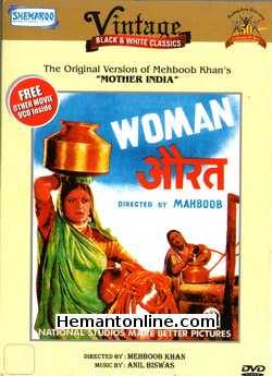 Aurat DVD-1940  Sardar Akhtar, Arun Ahuja, Surendra, Lala Yaqoob, Kanhaiyalal