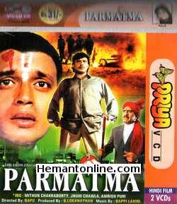 Parmatma VCD-1994  Mithun Chakraborty, Juhi Chawla, Amrish Puri, Harish Patel, Anjana Mumtaz, Sushmita Mukherjee, Shammi