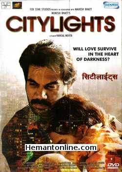Citylights DVD 2014 Rajkumar Rao, Patralekha, Malhar Goenka, Vinod Rawat, Khushboo Upadhyay