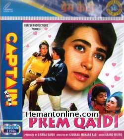 Prem Qaidi VCD 1991 Introducing Karishma Kapoor And Harish, Bharat Bhushan, Dalip Tahil, Rama Vij, Anjana Mumtaj, Shafi Inamdar, Harish Patel, Paresh Rawal