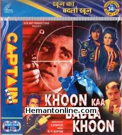 Khoon Ka Badla Khoon VCD 1978 Vinod Khanna, Mahendra Sandhu, Asha Sachdev, Bindu, Agha, Iftekhar, Bhagwan, Maruti, Purnima, Padma Khanna, Ajit