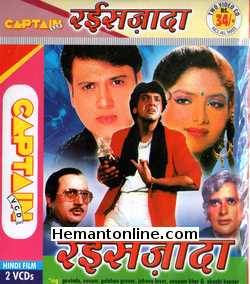 Raiszaada 1991 VCD Shashi Kapoor, Asha Parekh, Govinda, Sonam, Shiva, Johny Lever, Aruna Irani, Anupam Kher