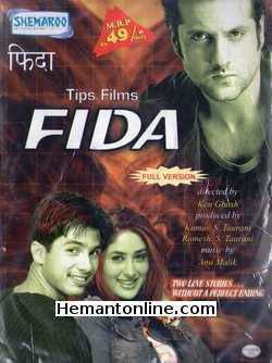 Fida 2004 VCD Fardeen Khan, Shahid Kapoor, Kareena Kapoor, Kim Sharma, Akhilendra Mishra, Viju Khote, Dinesh Hingoo, Naresh Suri, Vivek Vaswani