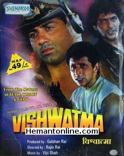 Vishwatma 1992 VCD Sunny Deol, Naseeruddin Shah, Chunky Pandey, Sonam, Divya Bharti, Jyotsna Singh, Amrish Puri, Gulshan Grover