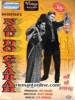 Nau Do Gyarah 1957 VCD Dev Anand, Kalpana Kartik, Shashikala, Jeewan, Krishna Dhawan, Madan Puri, Rashid Khan, Lalita Pawar, Helen