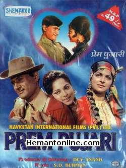 Prem Pujari 1970 VCD Dev Anand, Waheeda Rehman, Zaheeda, Sachin, Prem Chopra, Madan Puri, Sajjan, Shatrughan Sinha, Iftekhar, Manmohan, Amrish Puri, Achala Sachdev