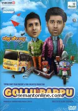 Gollu Aur Pappu 2014 DVD Vir Das, Kunaal Roy Kapoor, Sandeep Dhar, Dimple Kapadia, Deepak Tijori
