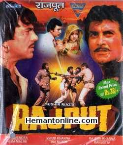 Rajput 1982 VCD Dharmendra, Hema Malini, Rajesh Khanna, Vinod Khanna, Tina Munim, Ranjeet