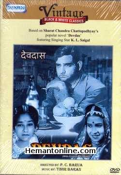 Devdas 1936 DVD K. L. Saigal, Rajkumari, Sitara Devi, Jamuna, Vikram Kapoor, Pahadi Sanyal, Kidar Nath Sharma, Zubeida, Sultana, Biswanath Bhaduri, A. H. Shore, Yusuf