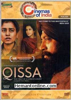 Qissa: The Tale of A Lonely Ghost 2013 DVD: Punjabi Irrfan Khan, Tisca Chopra, Tillotama Shome, Rasika Dugal, Faezeh Jalali, Sonia Bindra