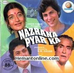Nazrana Pyar Ka 1980 VCD Ashok Kumar, Vijayendra Ghatge, Sarika, Raj Kiran, Deven Verma, Aruna Irani, Shakti Kapoor, Raj Babbar, Neeta Mehta