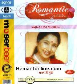 Romantic Hits Vol 2: Sajna Hai Mujhe: Asha Bhosle: Songs VCD Original Video Songs 