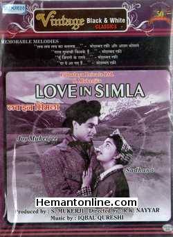 Love In Simla 1960 VCD Joy Mukerji, Sadhana, Kishore Sahu, Durga Khote, Azra, Shobhana Samarth, Hari Shivdasani, Vijaylaxmi