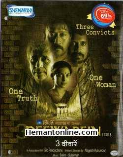 3 Deewarein 2003 VCD Naseeruddin Shah, Jackie Shroff, Nagesh Kukunoor, Juhi Chawla, Gulshan Grover, Suresh Gera, Sujata Mehta, Ayesha Jalil, Sanjay Sharma