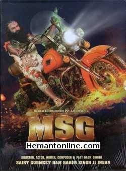 MSG The Messenger 2015 DVD: Hindi, English, Tamil, Telugu, Malya Saint Gurmeet Ram Rahim Singh Ji Insan, Daniel Kaleb, Fllora Saini, Jayshree Soni, Olexandra Semen, Gaurav Gera, Raju Pandit, Jay Singh Rajpoot