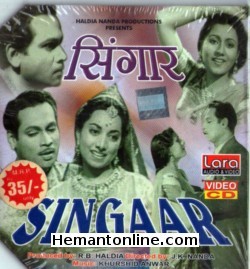 Singaar 1949 VCD Jairaj, Suraiya, Madhubala, K. N. Singh, Madan Puri, Randhir, Shivraj, Amir Bano