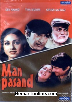 Man Pasand 1980 DVD Dev Anand, Tina Munim, Girish Karnad, Mehmood, Jalal Agha, Birbal