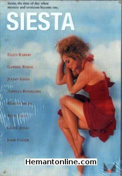 Siesta 1987 DVD Ellen Barkin, Gabriel Byrne, Julian Sands, Martin Sheen, Jodie Foster, Isabella Rossellini, Grace Jones, Anastassia Stakis, Gary Cady, Graham Fletcher Cook