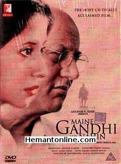 Maine Gandhi Ko Nahin Mara DVD-2005  Anupam Kher, Urmila Matondkar, Pravin Dabas, Rajit Kapoor, Boman Irani, Sudhir Joshi, Raju Kher, Vishwass Pandya, Prem Chopra, Waheeda Rehman