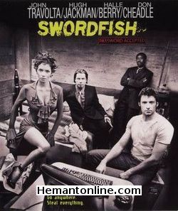 Swordfish-2001 VCD John Travolta, Hugh Jackman, Halle Berry, Don Cheadle, Sam Shepard, Vinnie Jones