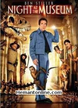 Night At The Museum-2006 DVD Ben Stiller, Carla Gugino, Dick Van Dyke, Mickey Rooney, Bill Cobbs, Jake Cherry, Ricky Gervais, Robin Williams, Kim Raver, Patrick Gallagher, Rami
