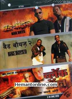(image for) Bad Boys-Bad Boys 2-Black Dawn 3-in-1 DVD-Hindi