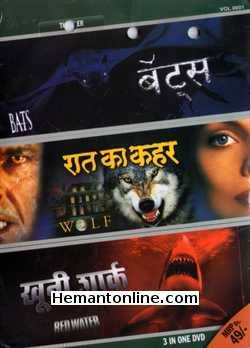 (image for) Bats-Wolf-Red Water 3-in-1 DVD-Hindi