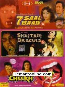 (image for) 7 Saal Baad-Shaitani Dracula-Cheekh 3-in-1 DVD