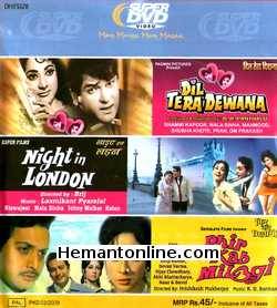 (image for) Dil Tera Diwana-Night In London-Phir Kab Milogi 3-in-1 DVD