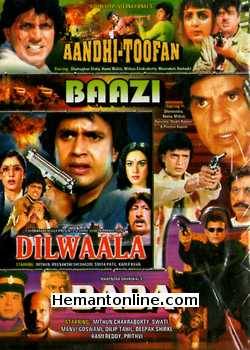 (image for) Aandhi Toofan-Baazi-Dilwaala-Dada 4-in-1 DVD