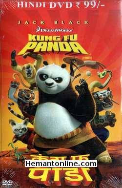 Kung Fu Panda 2008 DVD: Hindi