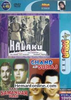 Halaku-Saat Samandar Paar-Chand Aur Suraj 3-in-1 DVD