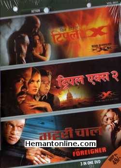 (image for) XXX-XXX-The Next Level-The Foreigner 3-in-1 DVD-Hindi