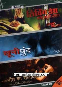 (image for) Living Death-The Fog-Catacombs 3-in-1 DVD-Hindi