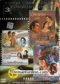 Chitralekha-Bandish-Night Club 3-in-1 DVD