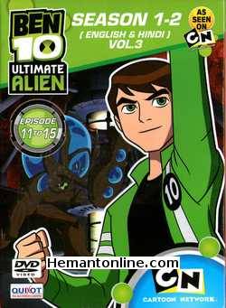 Ben 10 Ultimate Alien Season 1-2 Vol 3 DVD-English-Hindi