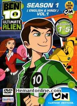 Ben 10 Ultimate Alien Season 1 Vol 1 DVD-English-Hindi