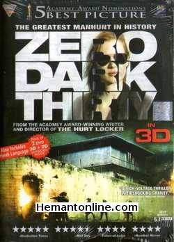 (image for) Zero Dark Thirty 3D-2012 -Hindi-English-2-DVD-Pack