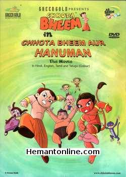 (image for) Chhota Bheem Aur Hanuman-The Movie DVD-2013 -Hindi-English-Tamil