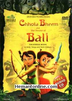 Chhota Bheem And The Throne Of Bali DVD-2013 -Hindi-Tamil-Telugu