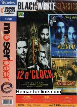 (image for) 12 O Clock-Mr India-Sazaa 3-in-1 DVD