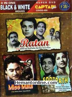 (image for) Ratan-Miss Mala-Footpath 3-in-1 DVD